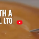 A screen grab with the text "Pair with a Seasonal LTO" featuring an orange soup behind it.